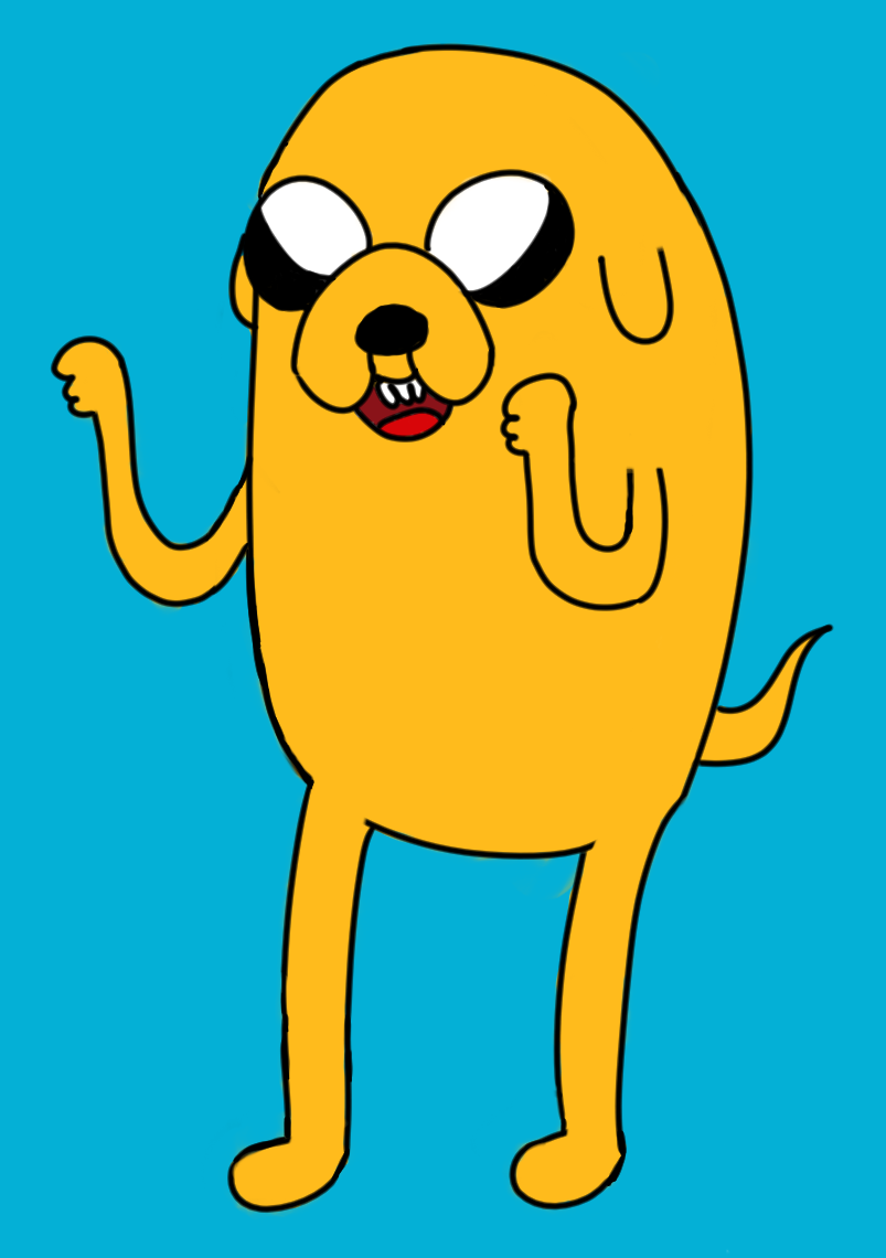 I drew Jake again from Adventure Time
