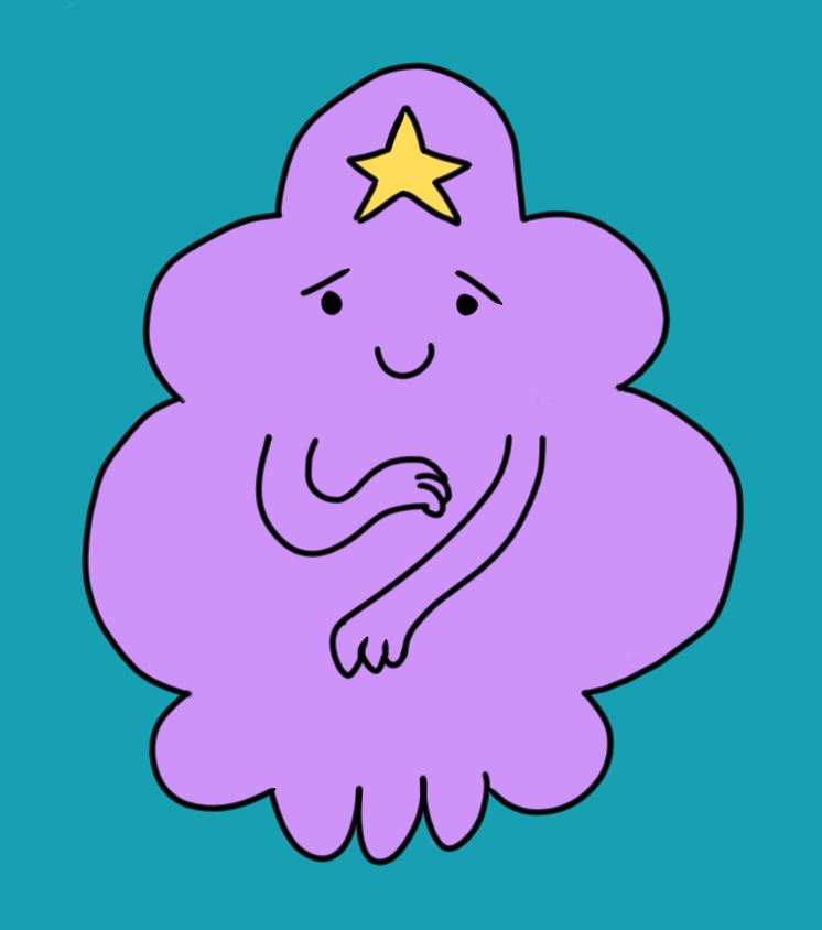 I drew lumpy princess from Adventure Time