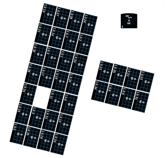 My 11.375kWh Solar Panel Layout